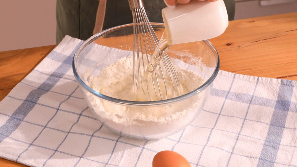 tempura de verduras  paso 1