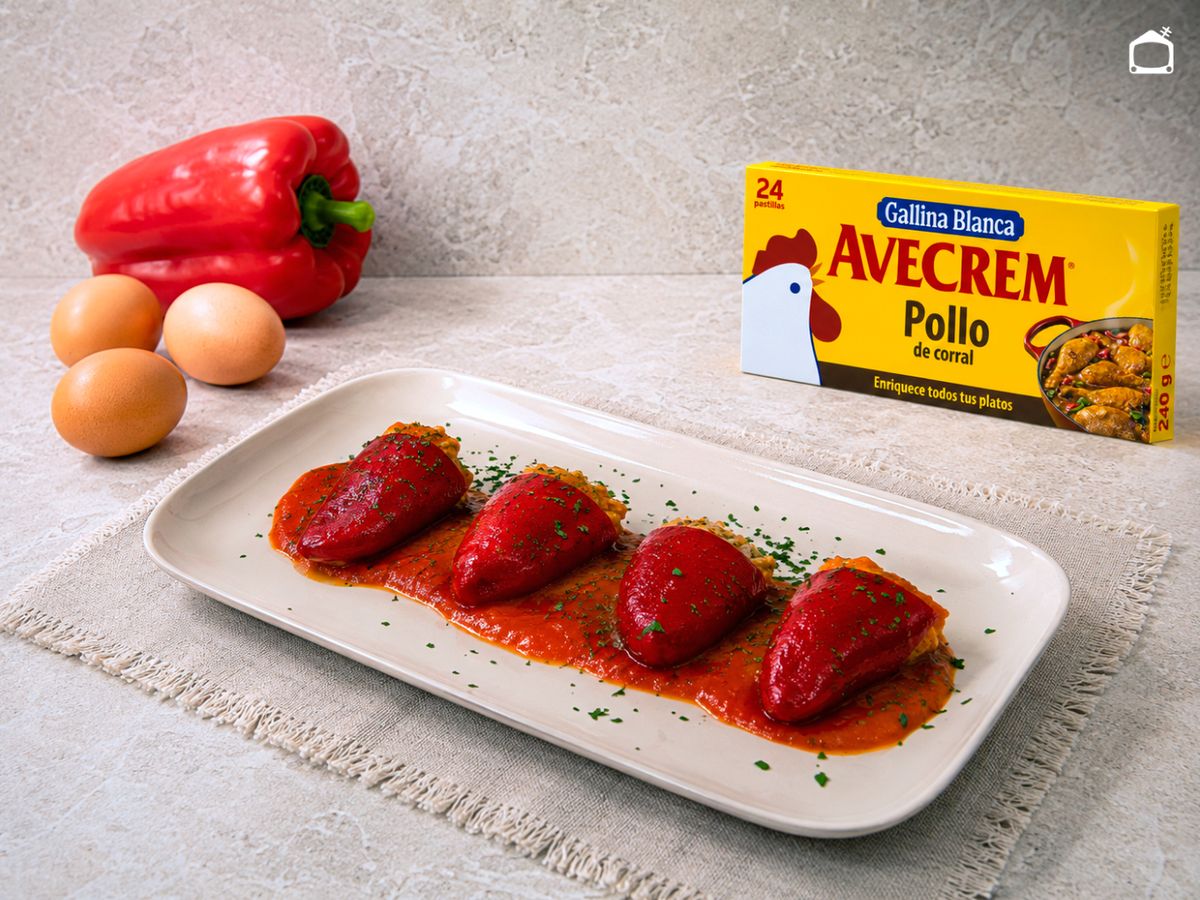Pimientos del piquillo  rellenos de atún