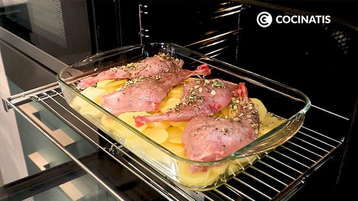 Receta de muslos de carne de conejo al horno  paso 5