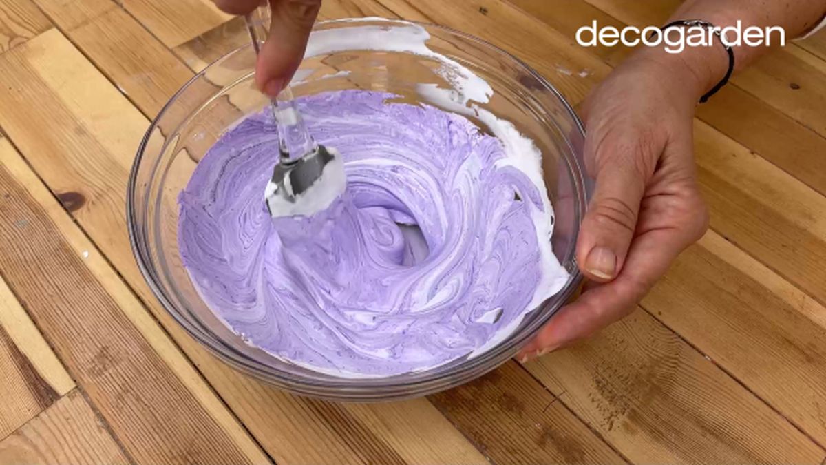 como hacer slime paso 7