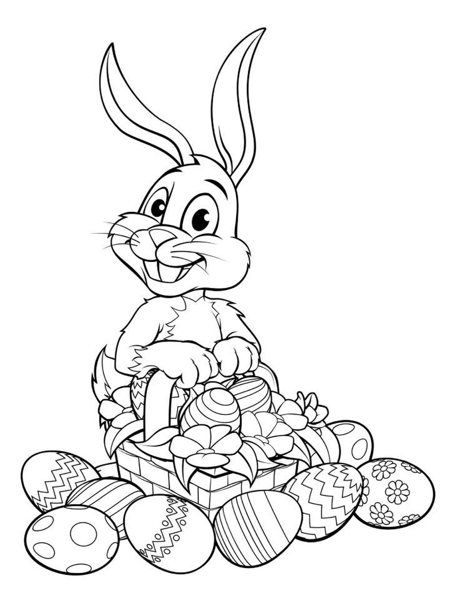 dibujo conejo pascua 8 dibujo conejo pascua 8