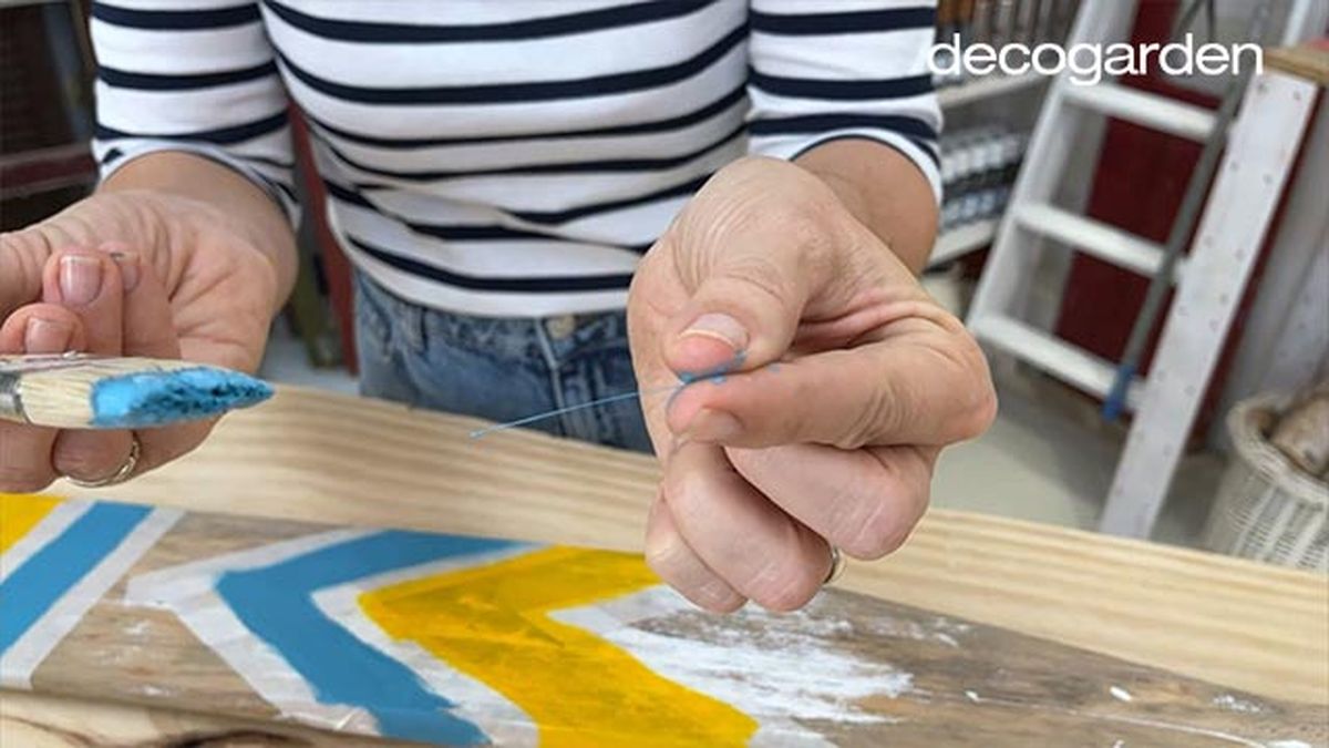 Pintar un deco decoracion marinera paso 7