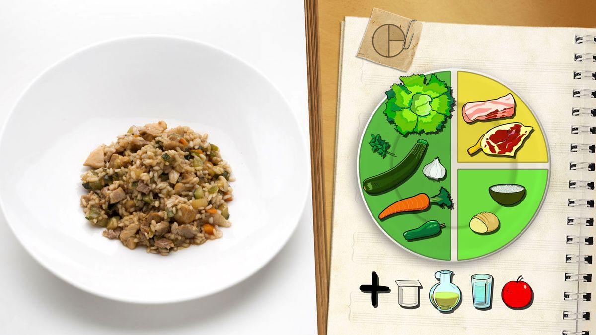 6024 Arroz con pollo y panceta plato xl