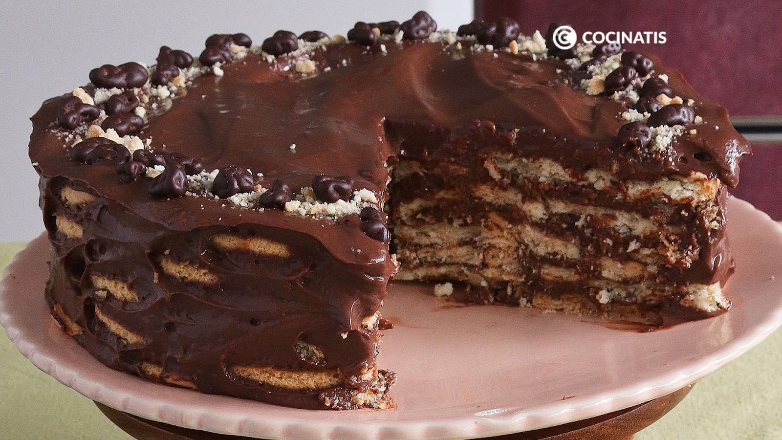 Tarta de galletas y chocolate Tarta de galletas y chocolate