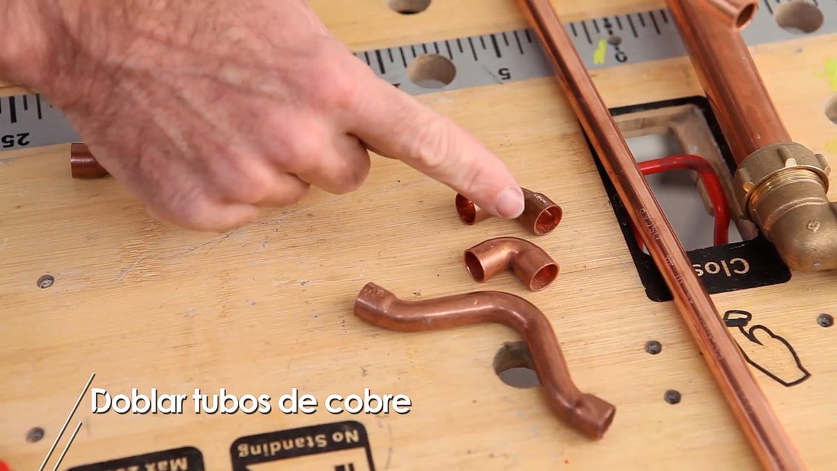 Como doblar tubos de cobre paso a paso paso 1