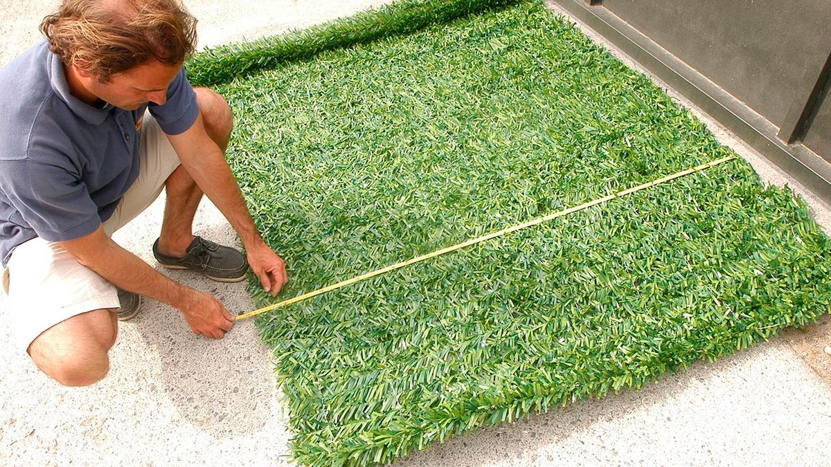 Colocar seto artificial decorativo paso 3