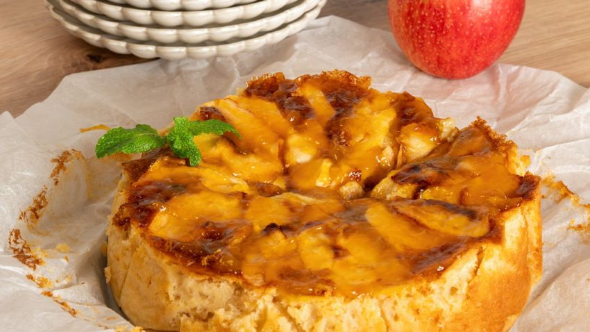 Tarta de manzana en freidora de aire, receta fácil y jugosa