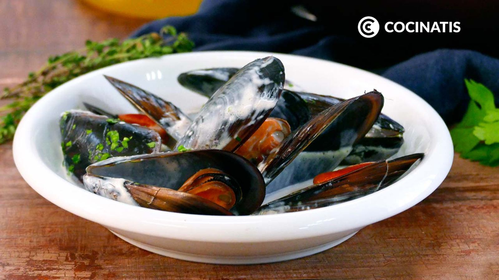 Receta de mejillones con nata paso 5 Receta de mejillones con nata paso 5