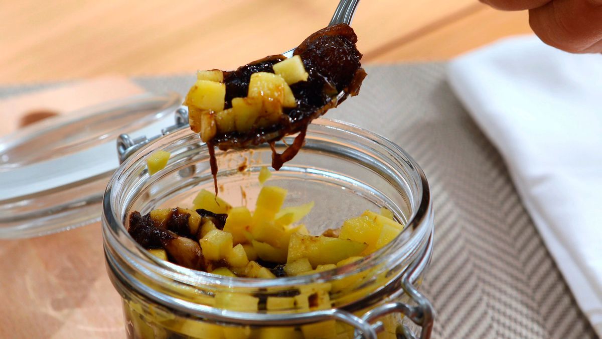Chutney de mango   Paso 4