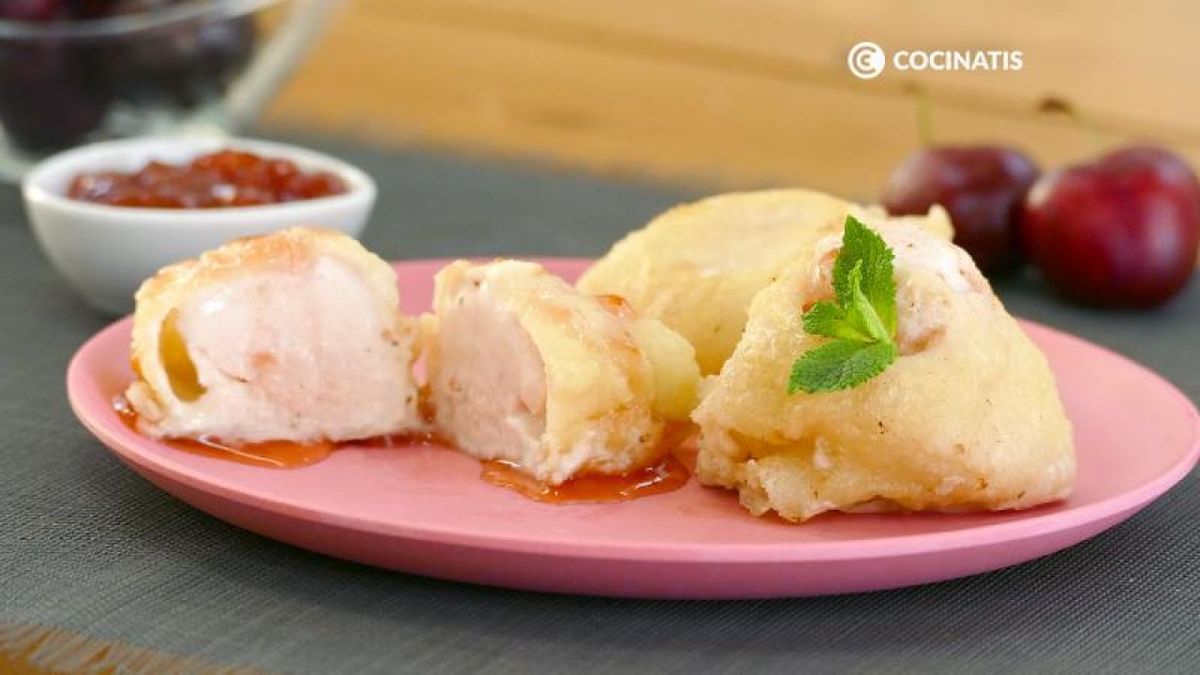 Sirve tus bolas de helado frito