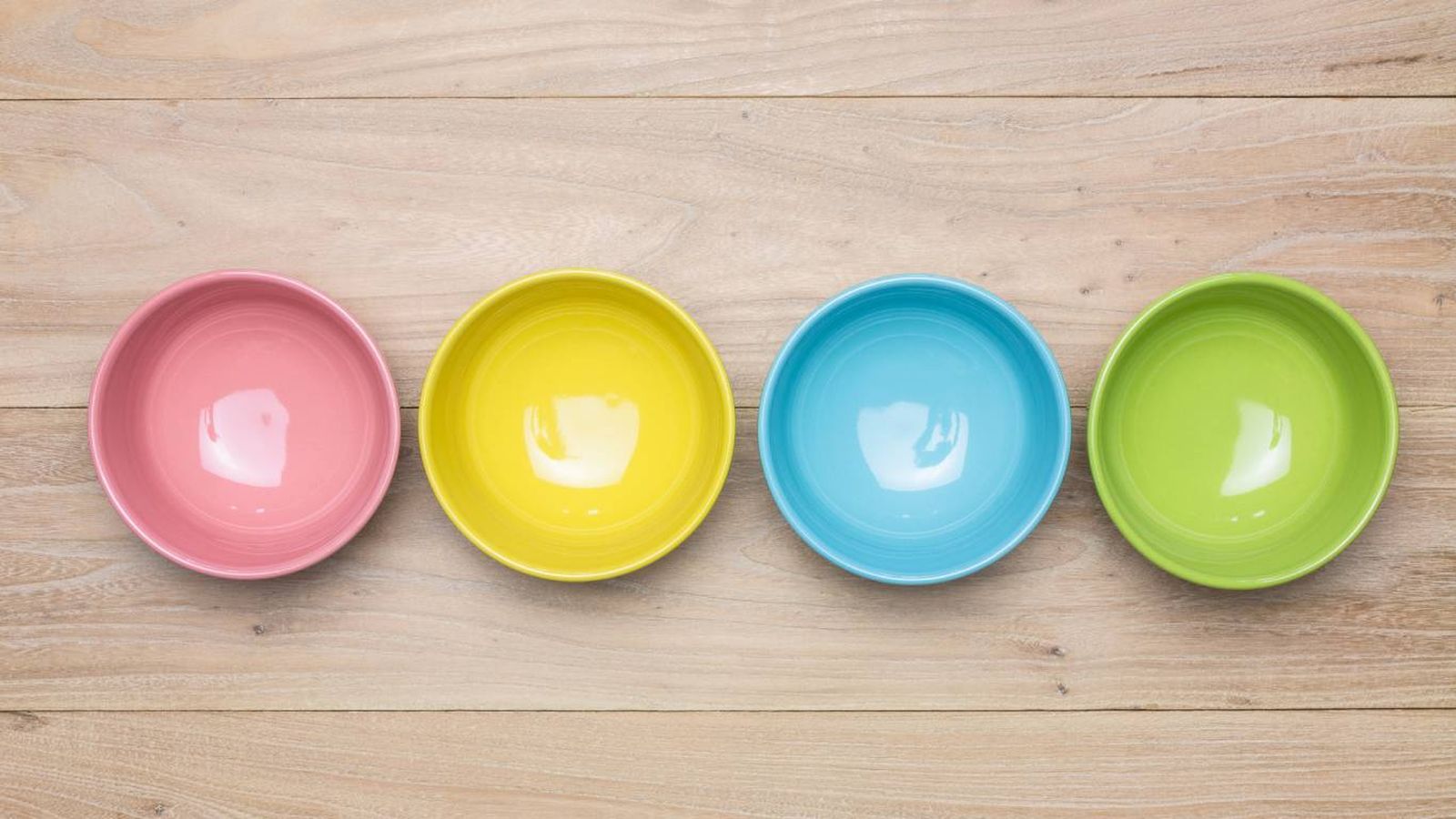 Cada color puede evocar una sensación distinta al comer. ¿Cuál elegirías tú?