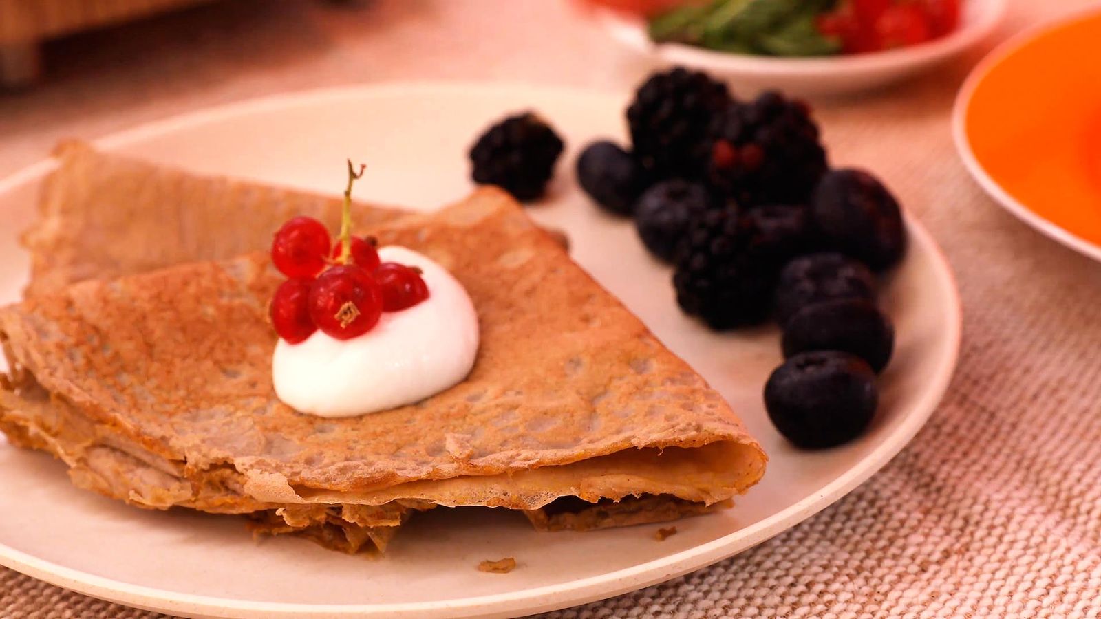 Receta de crepes de calabaza paso 5 Receta de crepes de calabaza paso 5
