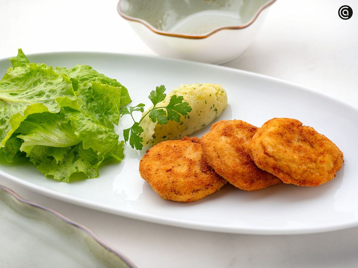 Nuggets de merluza y garbanzos de Karlos Arguiñano