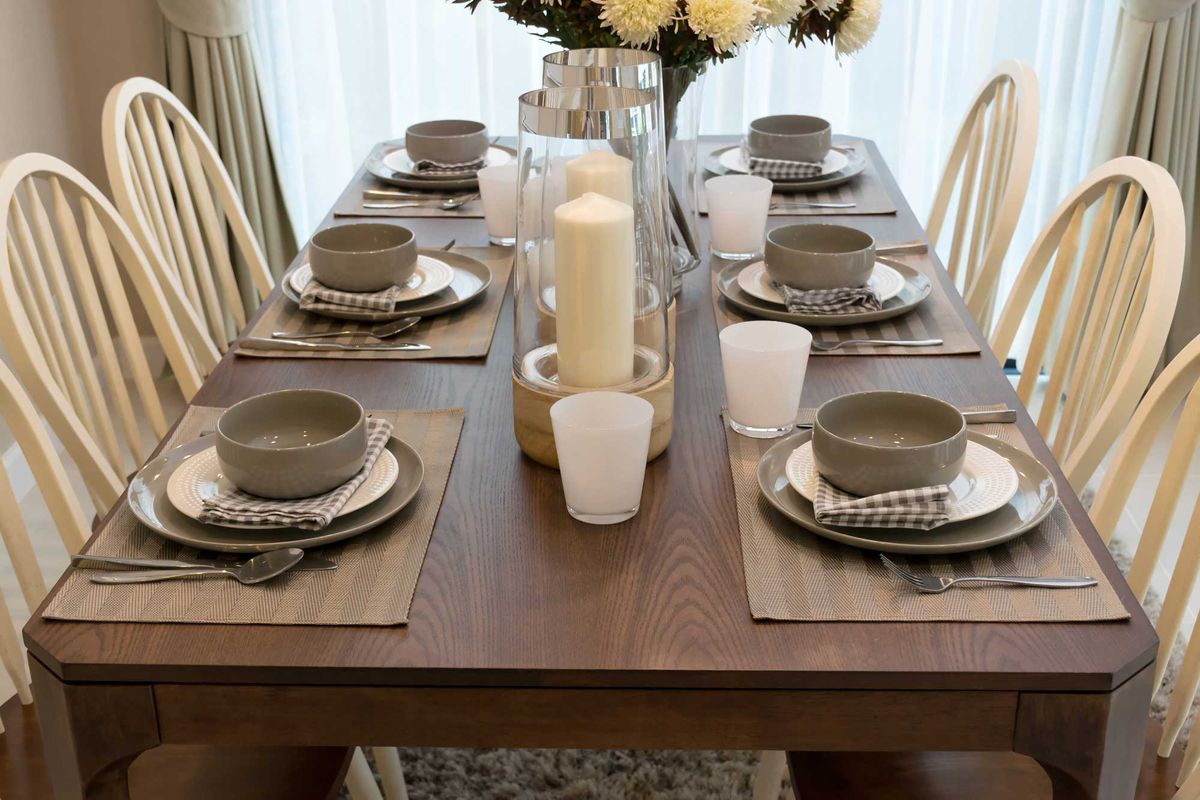 Decorar mesa de estilo rústica 6