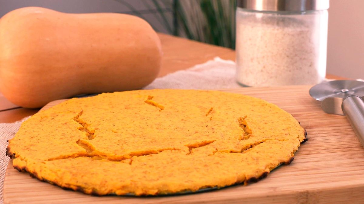 masa de pizza de calabaza   paso 6