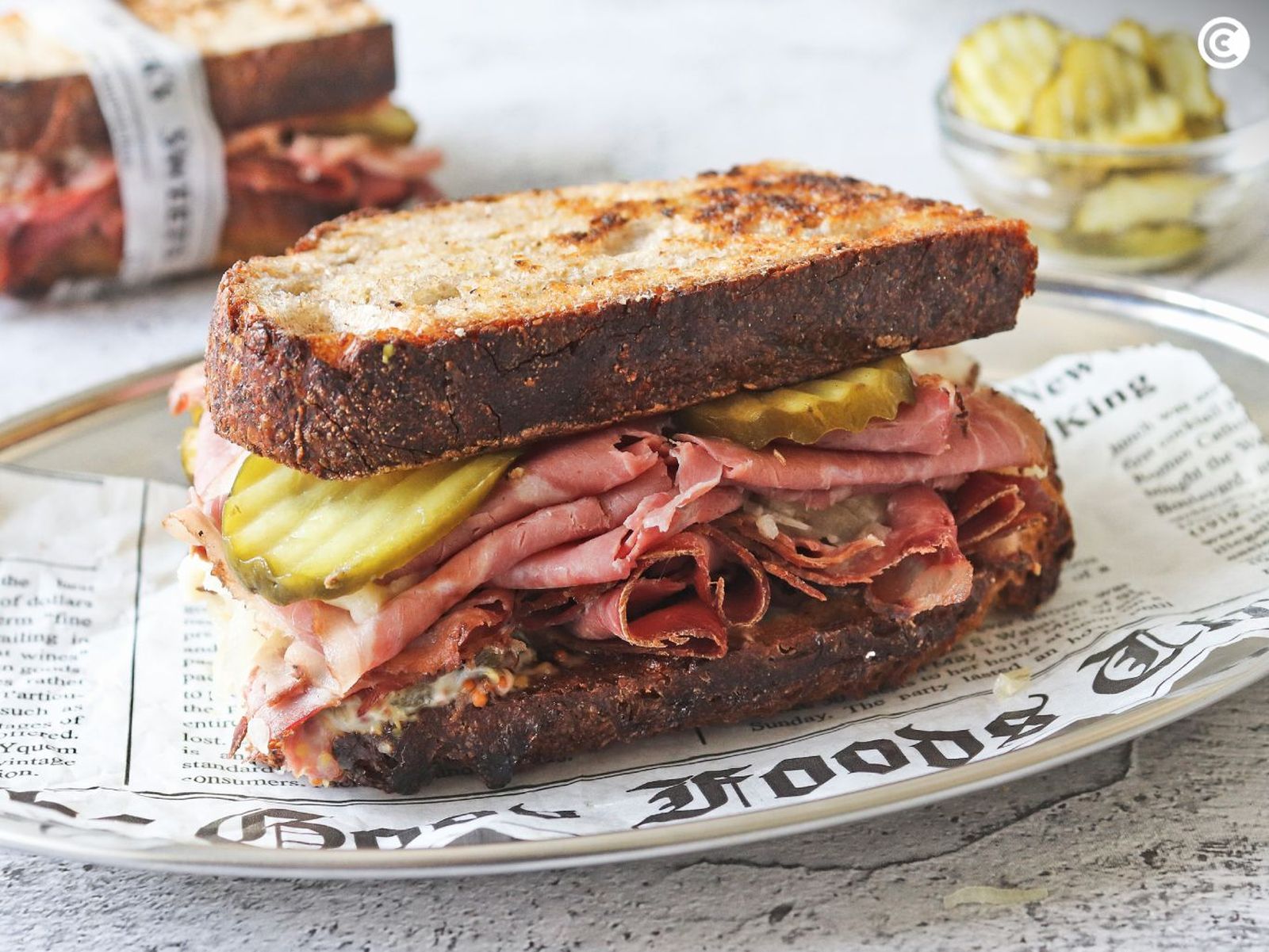 Sándwich de pastrami