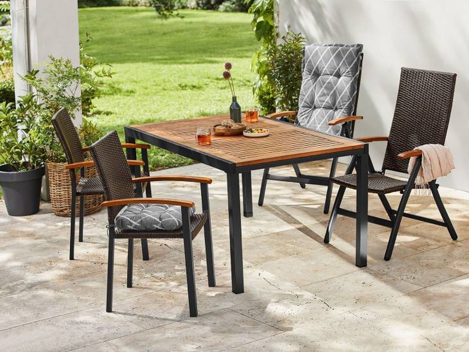 mesa jardin extensible lidl