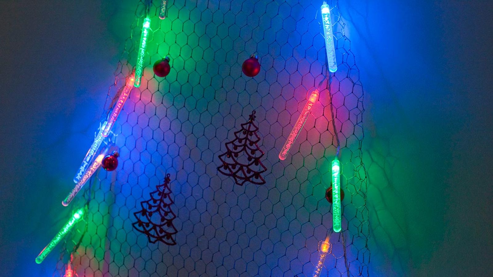Árbol navideño de malla Árbol navideño de malla