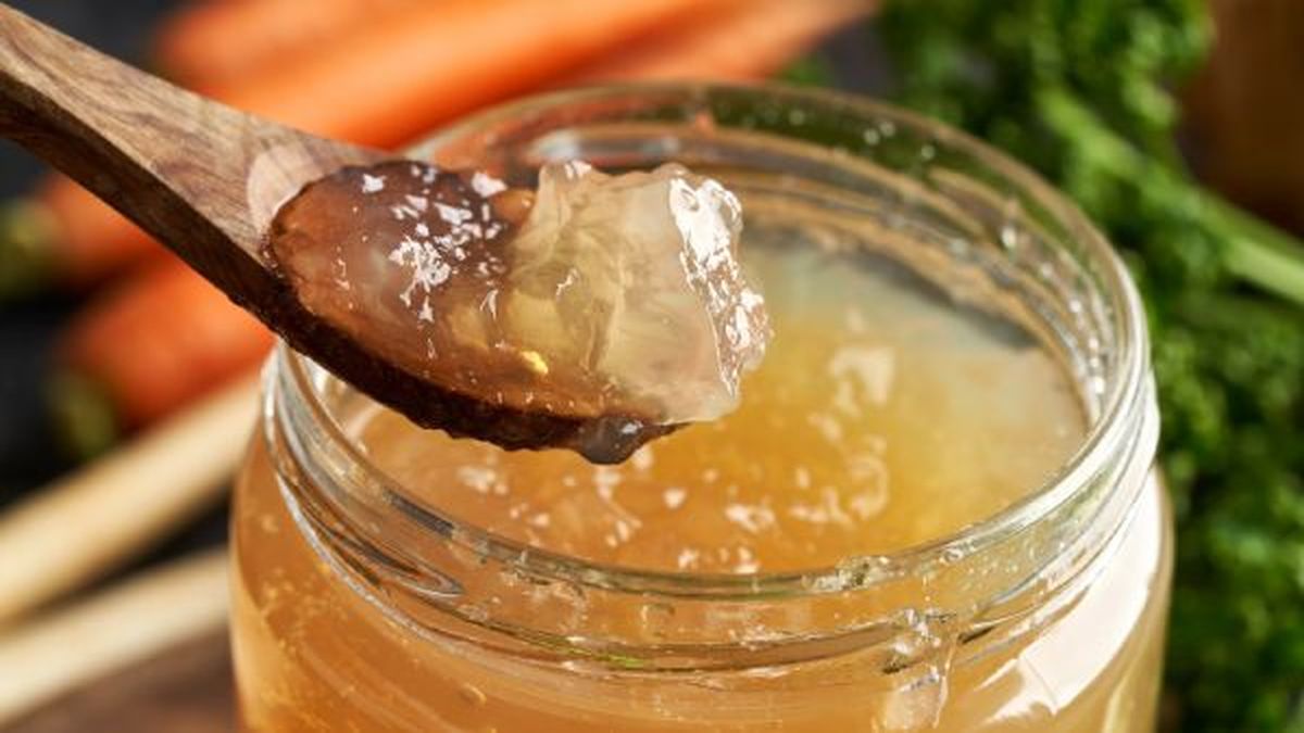 Caldo de huesos frio