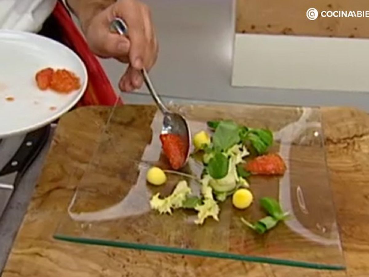 Monta la ensalada de una forma vistosa para sorprender