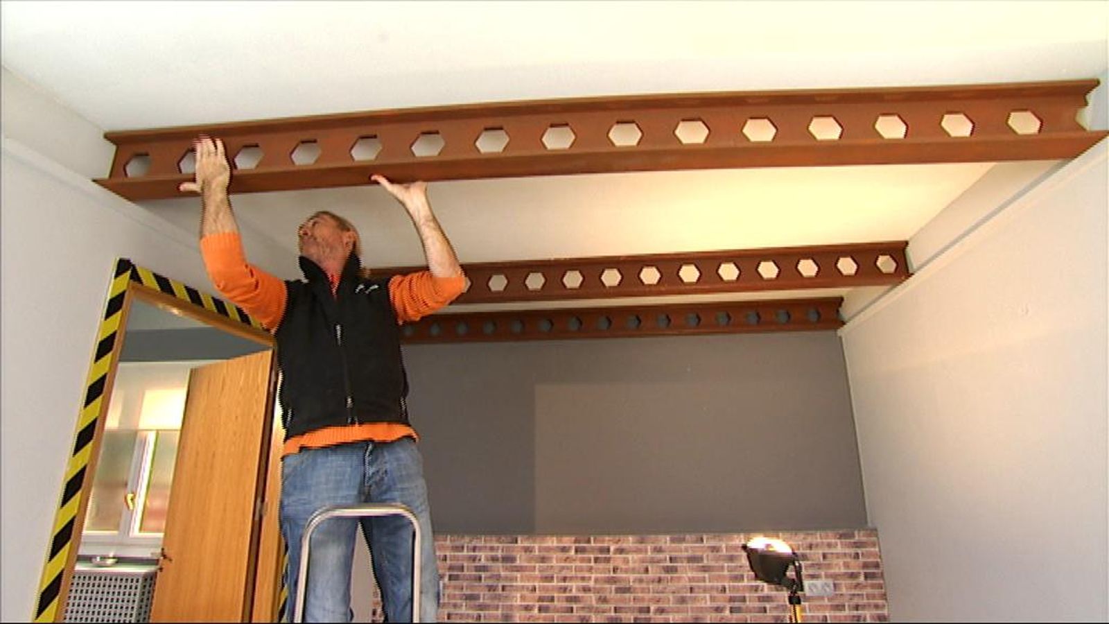 Instalación de vigas decorativas paso10
