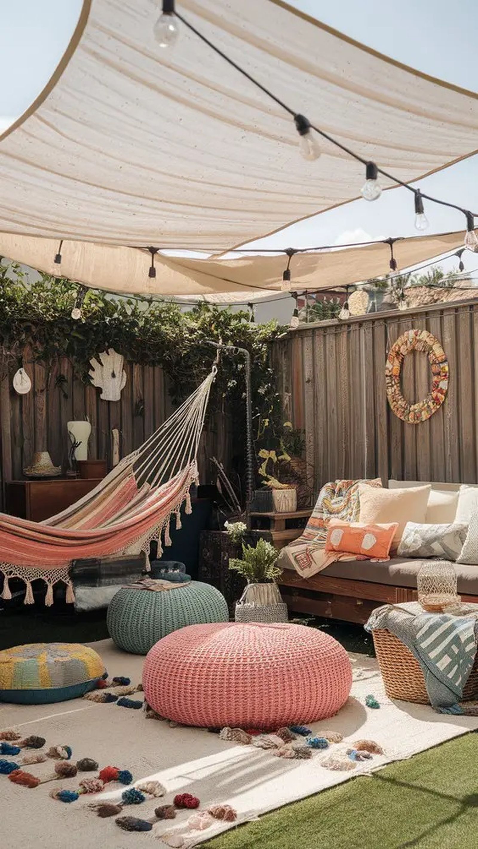 Puedes colocar una hamaca para una buena siesta al sol Puedes colocar una hamaca para una buena siesta al sol