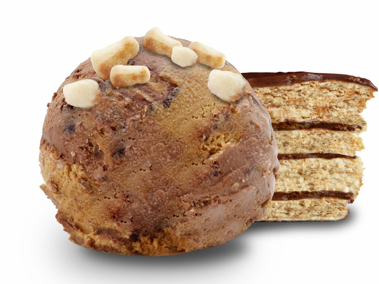 Helado inspirado en la tarta de la abuela: la versión más veraniega de este clásico de galletas, natillas y chocolate.