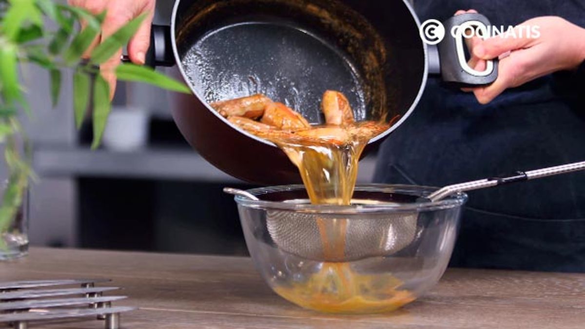 Receta de arroz meloso con gambones  paso 2