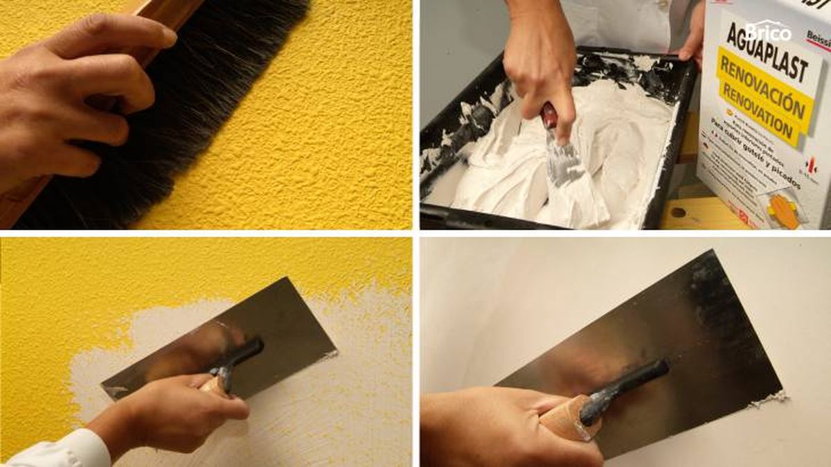 bricomania 433 como tapar el gotele sin quitarlo 1