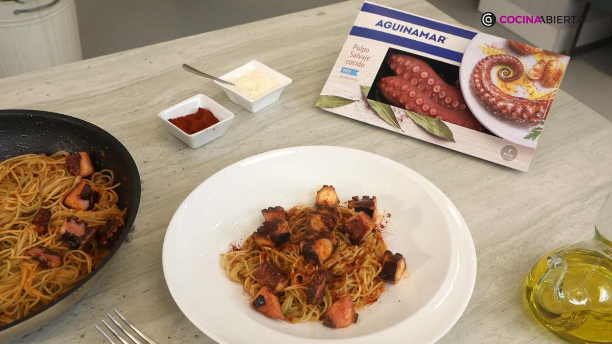 espaguetis pulpo pres
