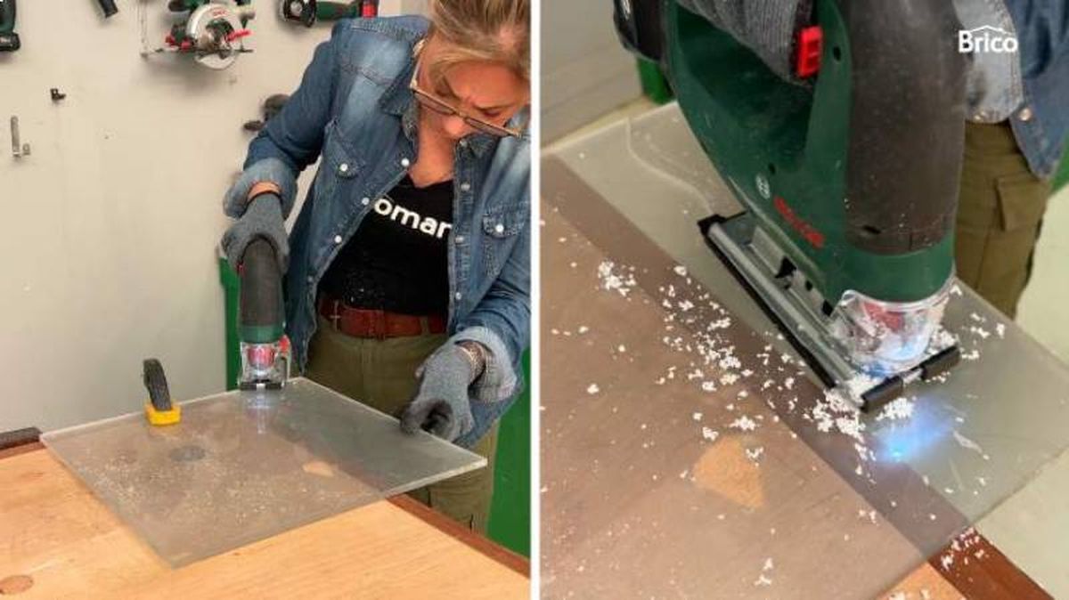 Pasos para cortar metacrilato con una sierra de calar