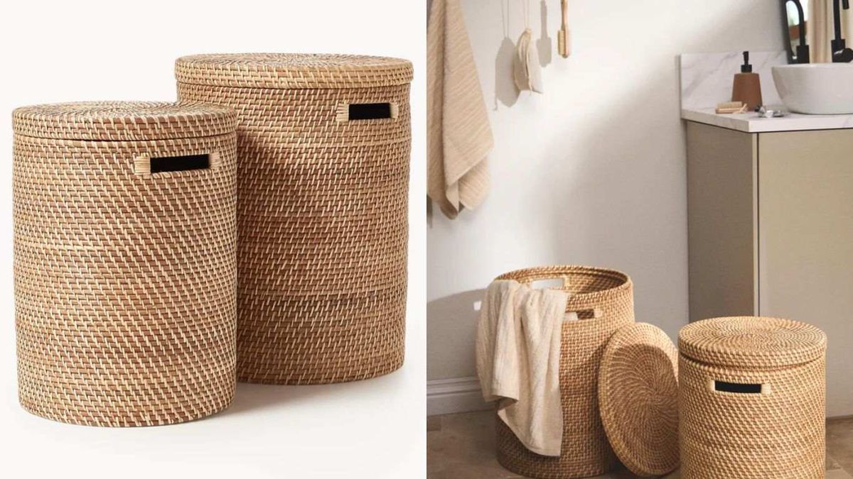 Cestas de ropa con tapa Lurdes