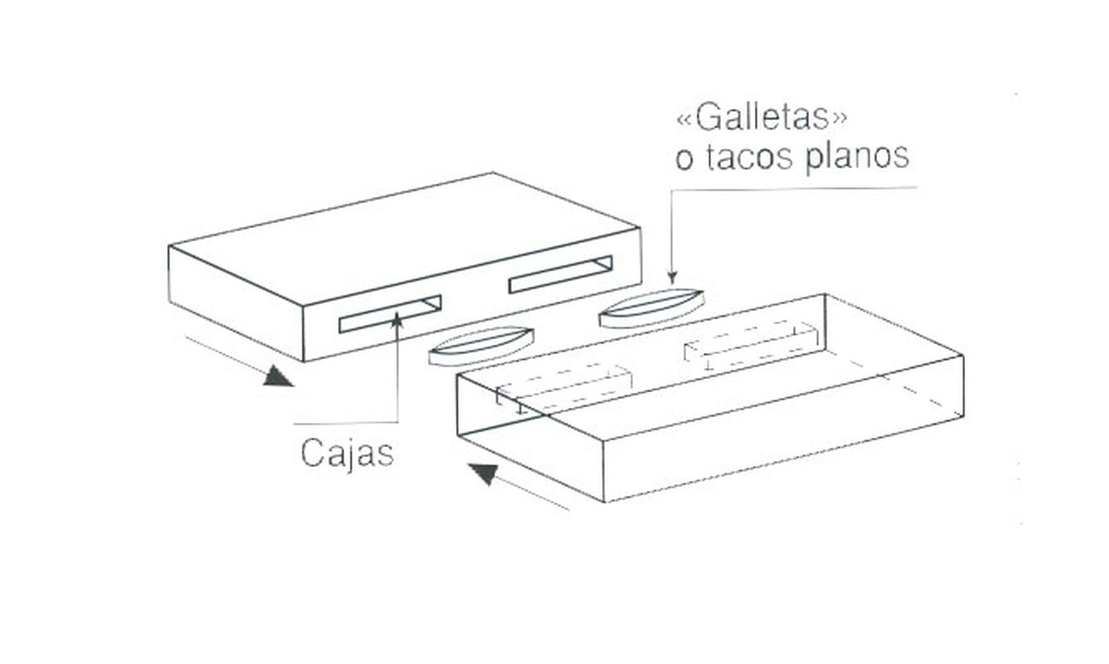 Ensamblaje con galleta esqu Ensamblaje con galleta esqu