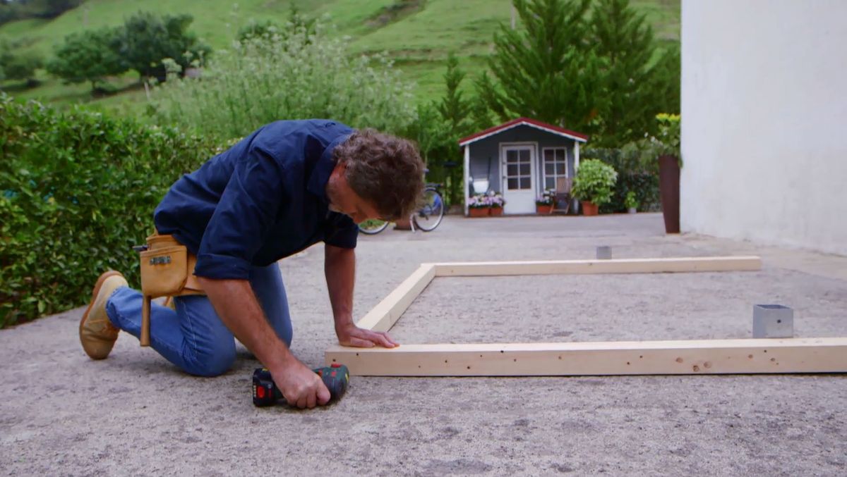 Cómo hacer una cubierta de exterior paso 5