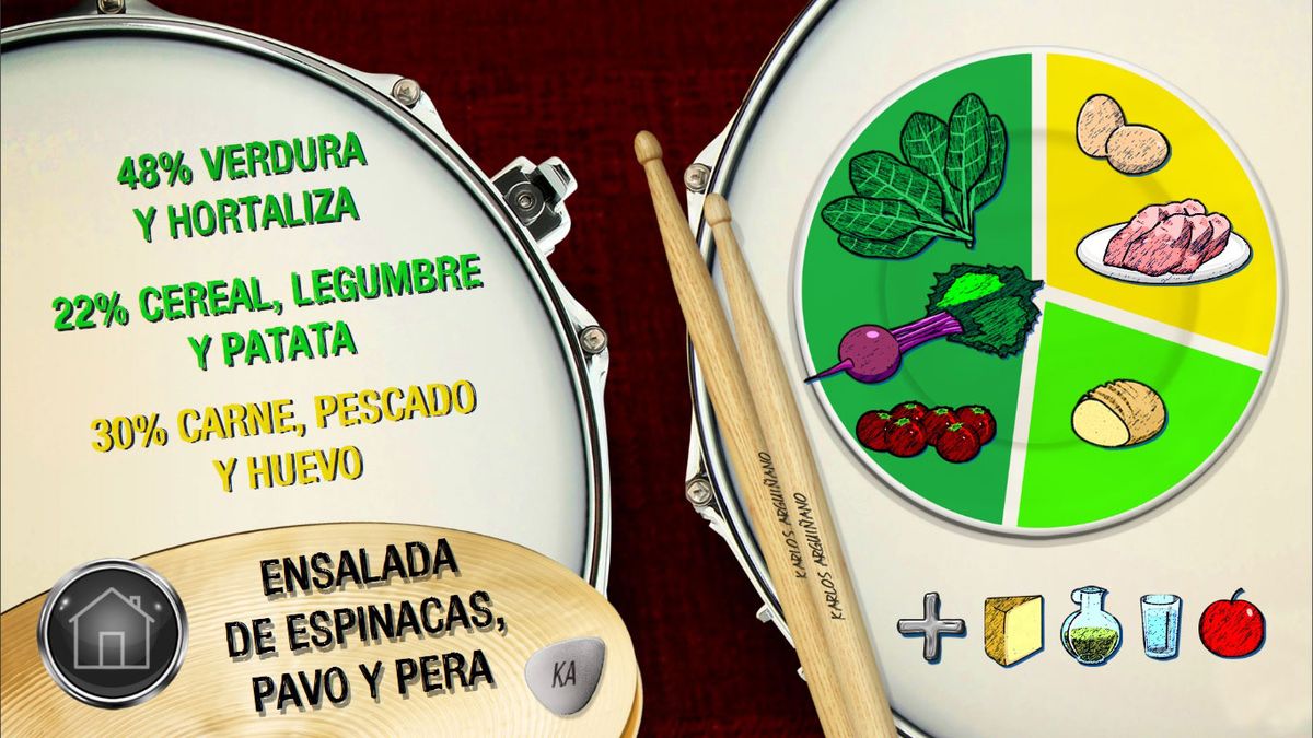 KARL6373 receta ensalada espinacas pavo pera plato equilibrado