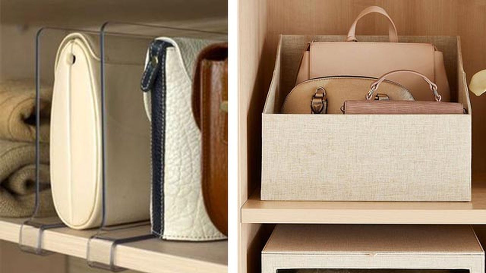 como organizar bolsos baldas armario separadores como organizar bolsos baldas armario separadores