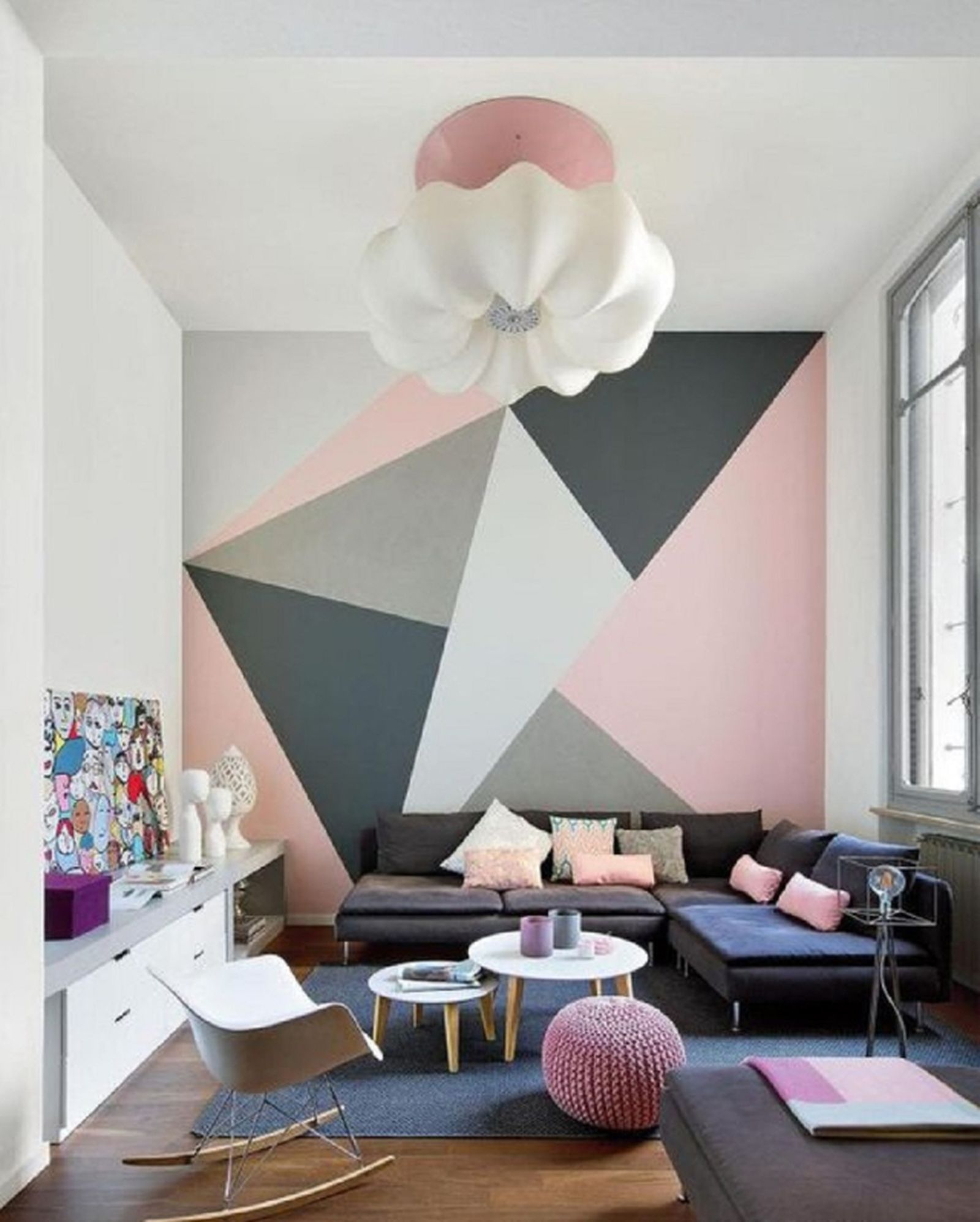Ideas creativas para pintar paredes originales y darle un nuevo aire a tu hogar 10