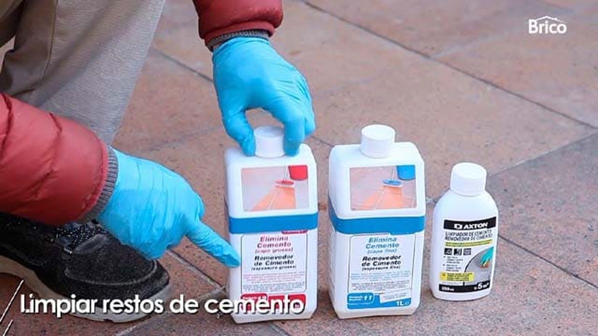Bricomania 1022 2 quitar cemento paso 1