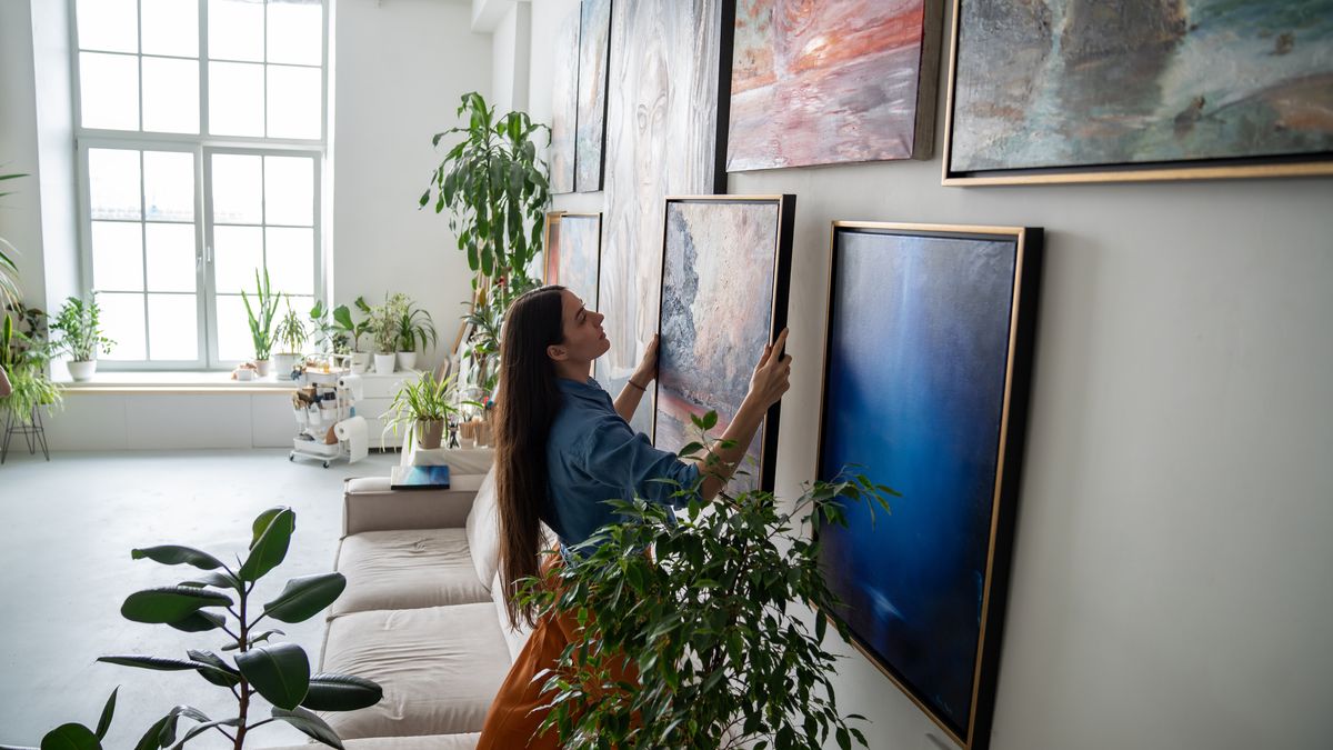 Las paredes tipo galería son perfectas para decorar