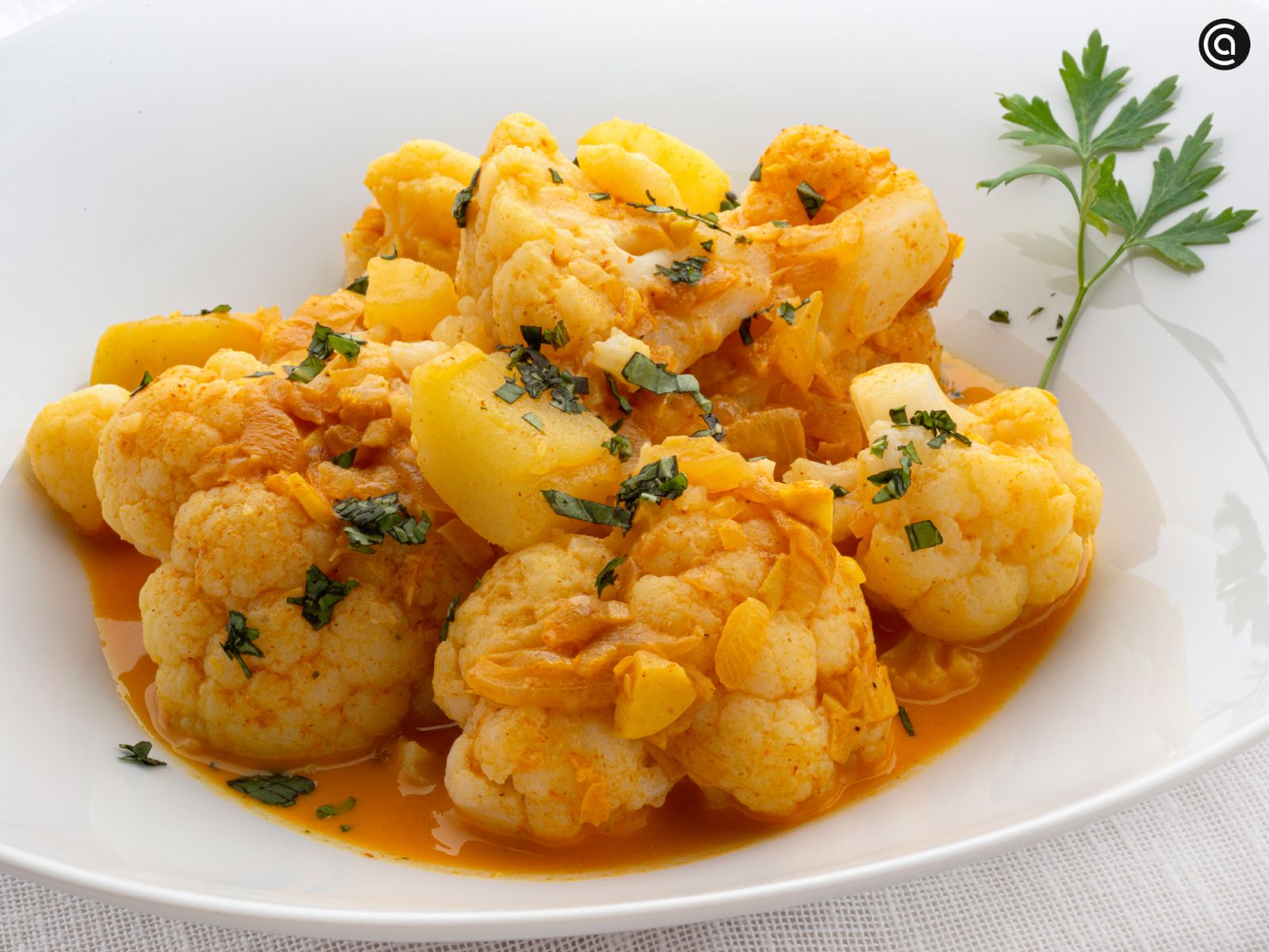 Coliflor al curry