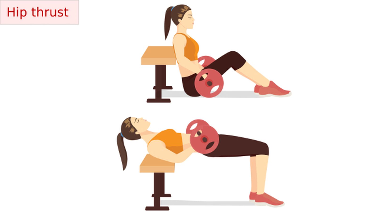 5 ejercicios para fortalecer gluteos con peso hip thrust 5 ejercicios para fortalecer gluteos con peso hip thrust