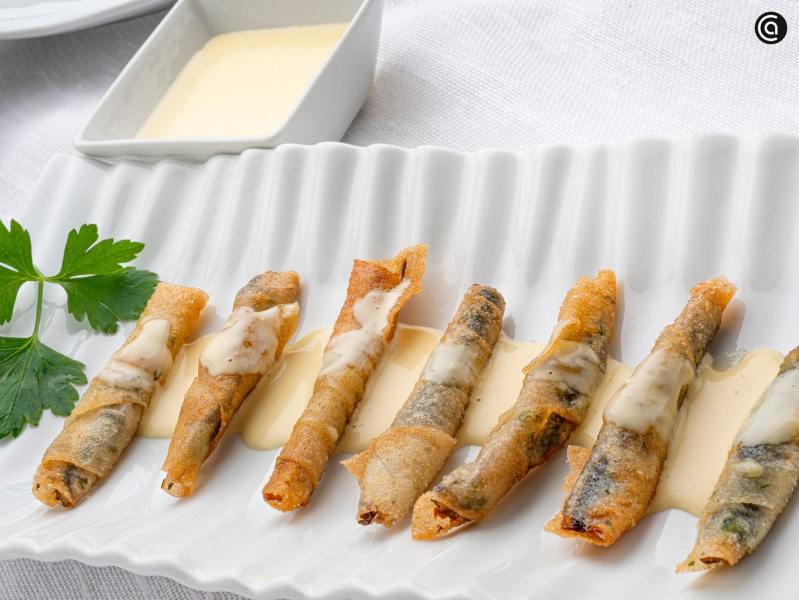 Anchoas fritas en pasta brick, receta de Karlos Arguiñano