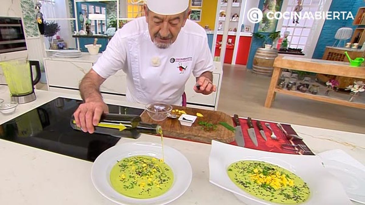 sopa fria de calabacin y mango receta karlos arguinano karl67720321 paso5