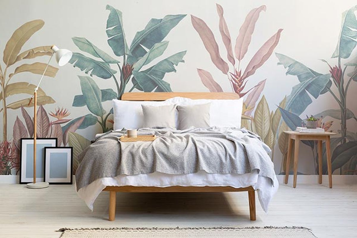 Ideas para renovar el dormitorio con papel pintado 12