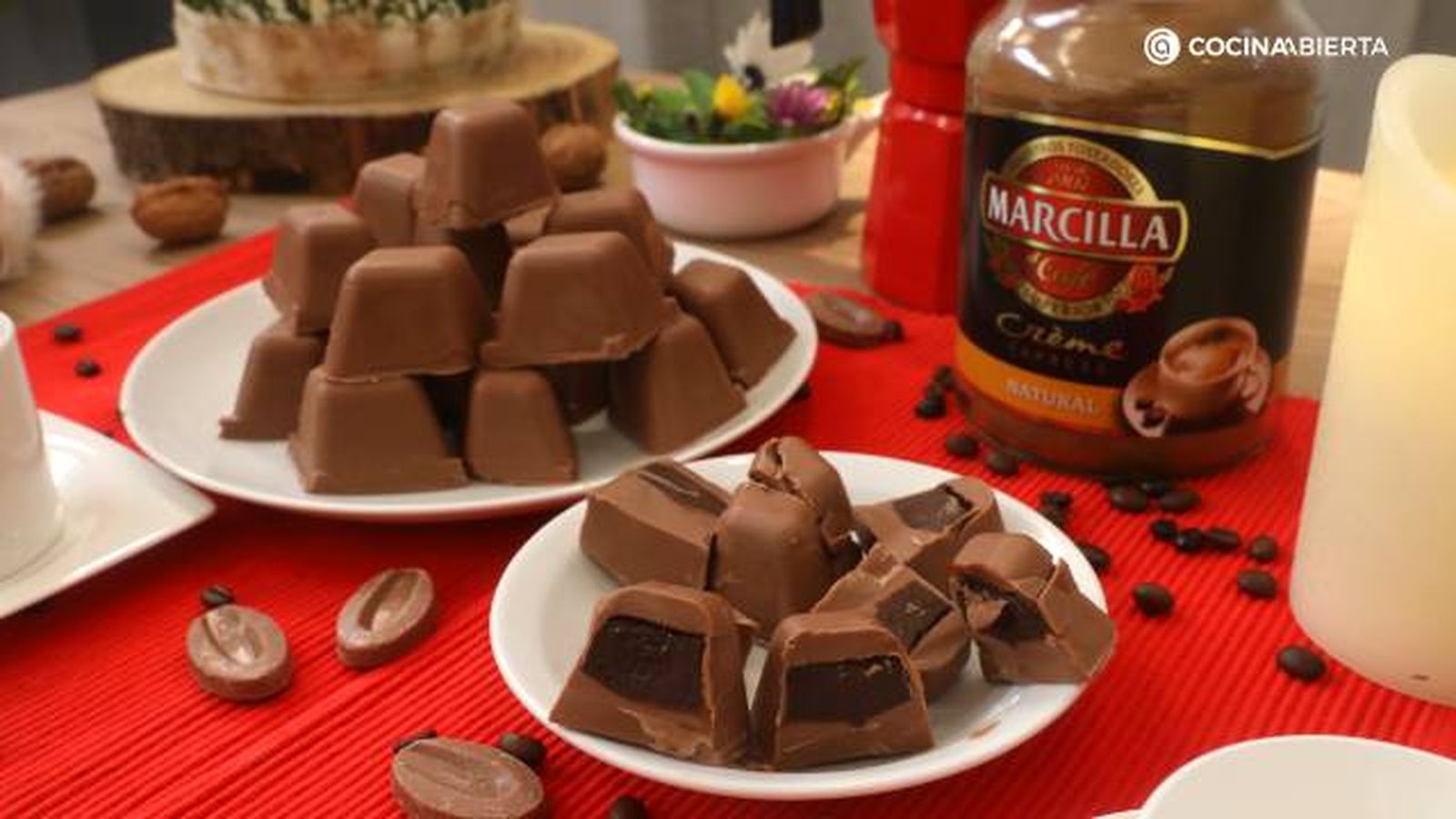 MARCILLA Bombones cafe paso 7 MARCILLA Bombones cafe paso 7