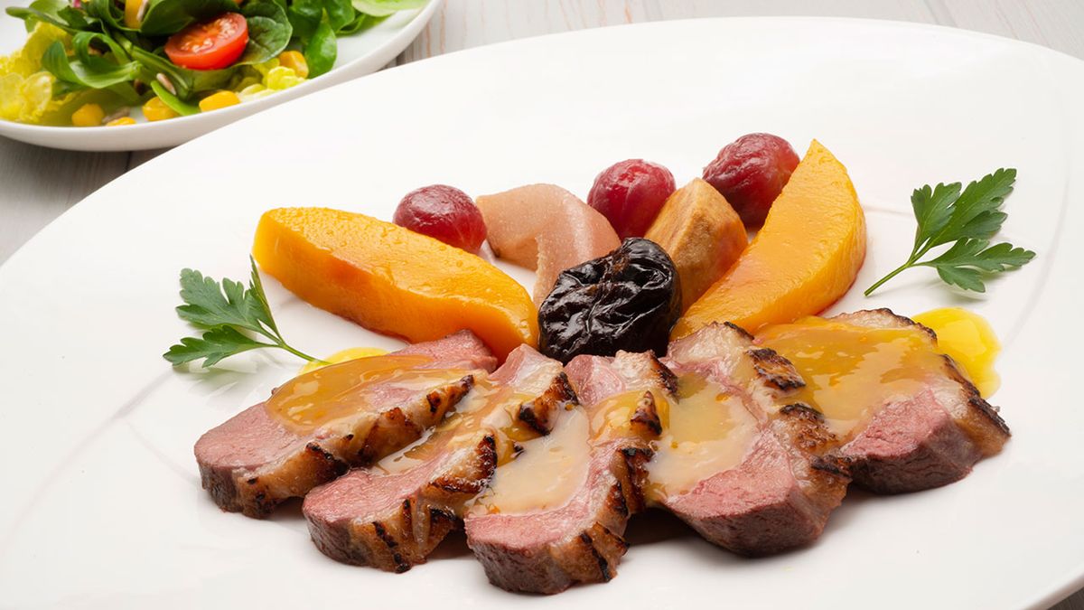 KARL6491 magret con frutas asadas xl