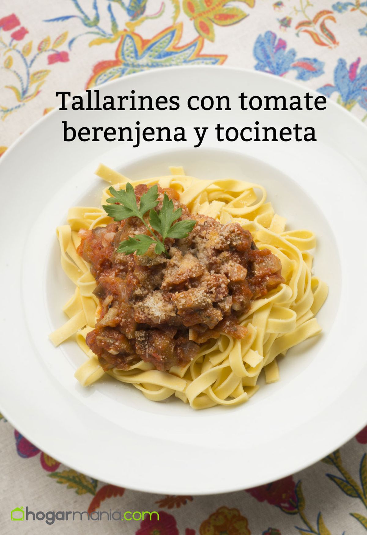 KARL6009 Tallarines tomate berenjena tocineta limones vertical