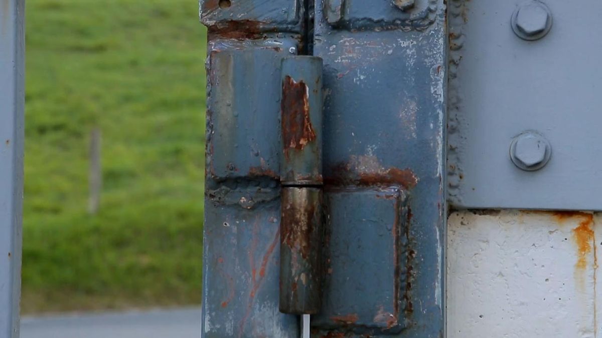 Cómo lubricar un pernio paso 7