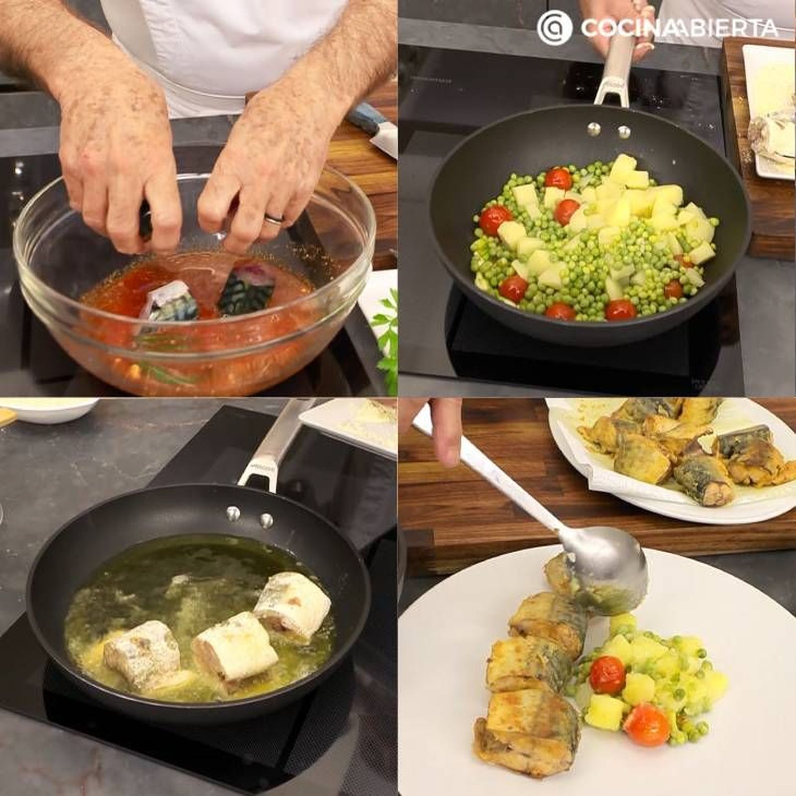 caballa en adobo frita receta pasos