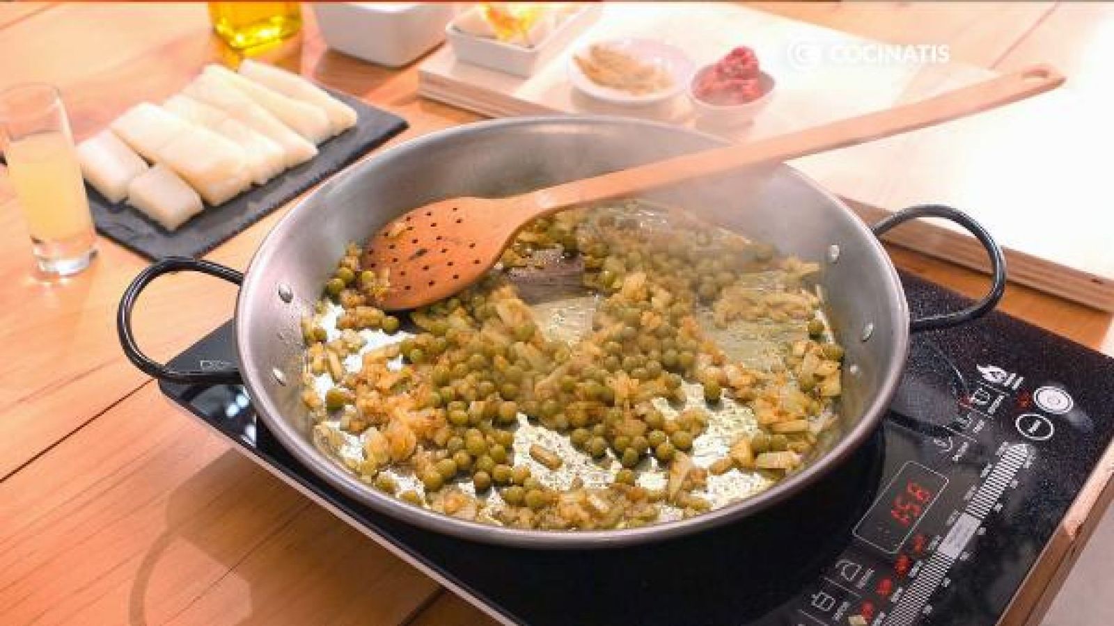 Arroz al curry con bacalao y huevo Paso 3 Arroz al curry con bacalao y huevo Paso 3